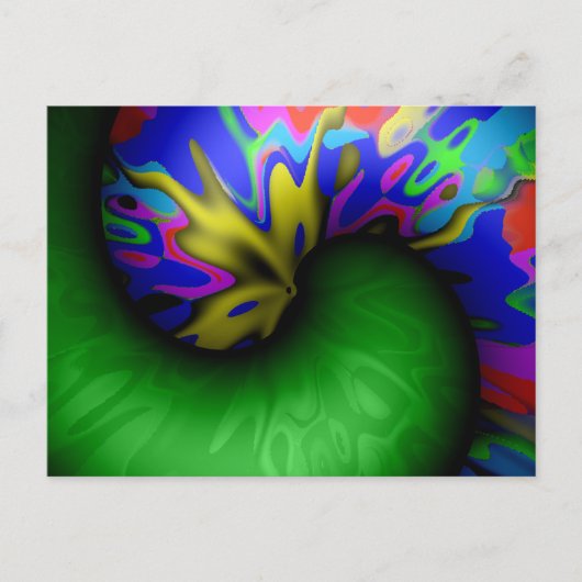 Raupe Liebe Postkarte (Vorderseite)