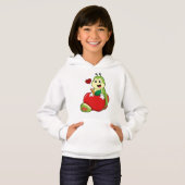 Raupe mit Apple Hoodie (Vorne ganz)