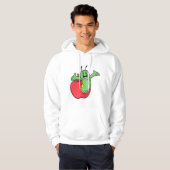 Raupe mit Apple Hoodie (Vorne ganz)