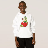 Raupe mit Apple Hoodie (Vorne ganz)