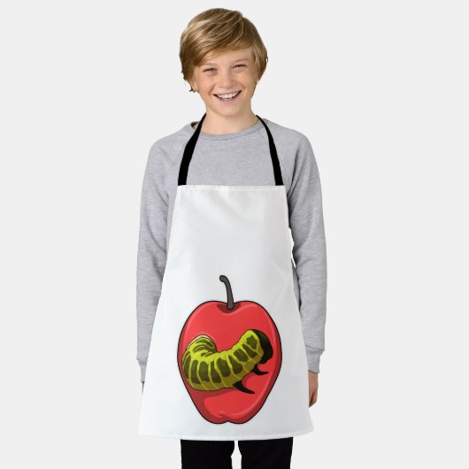 Raupe mit Apple Schürze (Getragen)