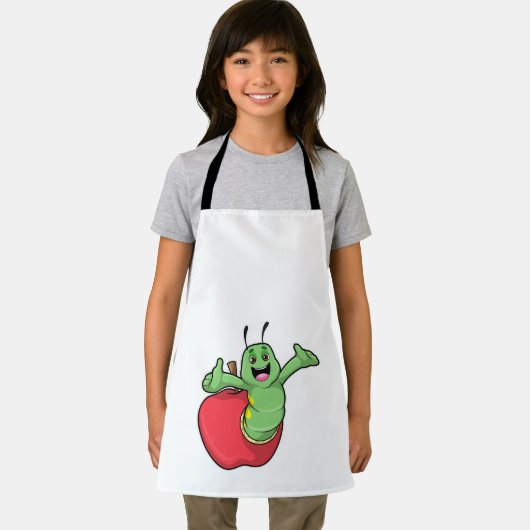 Raupe mit Apple Schürze (Insitu)