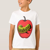 Raupe mit Apple T-Shirt (Vorderseite)