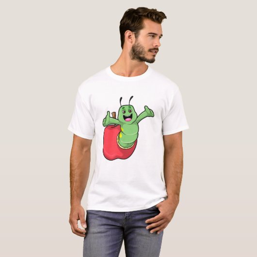 Raupe mit Apple T-Shirt (Vorne ganz)