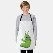 Raupe mit Blume Daisy Schürze (Getragen)