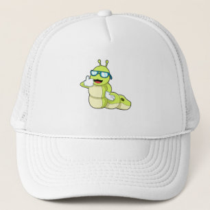 Raupe mit Brille Truckerkappe