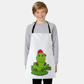 Raupe mit Cap Schürze (Getragen)