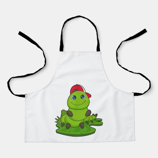 Raupe mit Cap Schürze (Vorderseite)