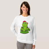 Raupe mit Cap T-Shirt (Vorne ganz)