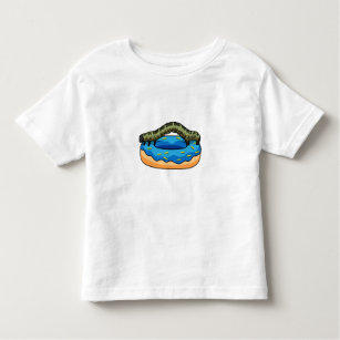 Raupe mit Donut Kleinkind T-shirt