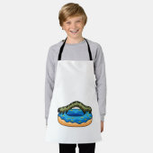 Raupe mit Donut Schürze (Getragen)