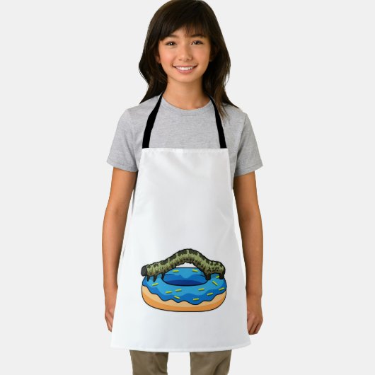 Raupe mit Donut Schürze (Insitu)