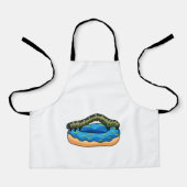 Raupe mit Donut Schürze (Vorderseite)