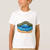 Raupe mit Donut T-Shirt (Vorderseite)