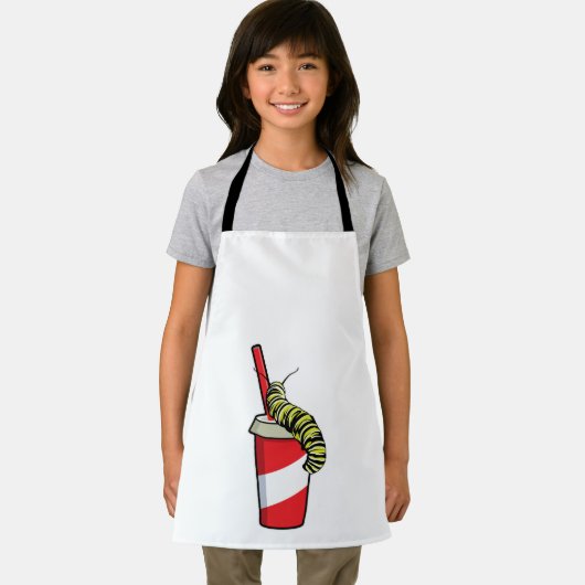 Raupe mit Drink Schürze (Insitu)