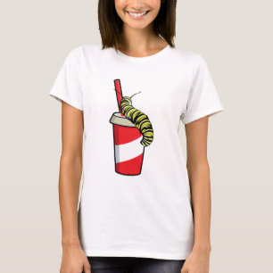 Raupe mit Drink T-Shirt