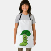 Raupe mit Leaf als Parasol Schürze (Insitu)