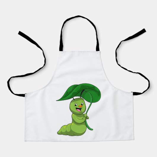 Raupe mit Leaf als Parasol Schürze (Vorderseite)