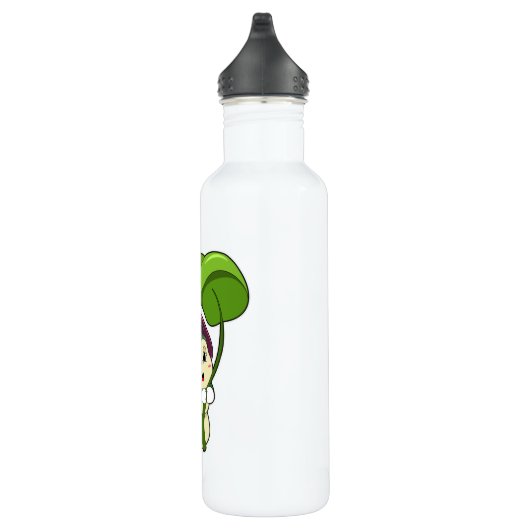 Raupe mit Leaf Edelstahlflasche (Rechts)