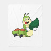 Raupe mit Leaf Fleecedecke (Vorderseite)