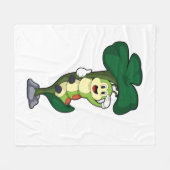 Raupe mit Leaf Fleecedecke (Vorderseite (Horizontal))