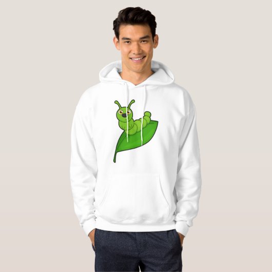 Raupe mit Leaf Hoodie (Vorne ganz)