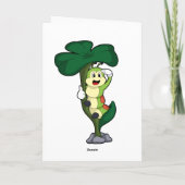 Raupe mit Leaf Karte (Rückseite)