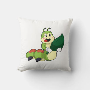 Raupe mit Leaf Kissen
