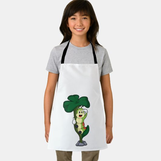 Raupe mit Leaf Schürze (Insitu)