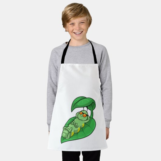 Raupe mit Leaf Schürze (Getragen)