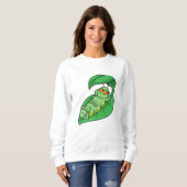 Raupe mit Leaf Sweatshirt (Vorne ganz)