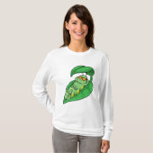 Raupe mit Leaf T-Shirt (Vorne ganz)