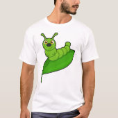 Raupe mit Leaf T-Shirt (Vorderseite)