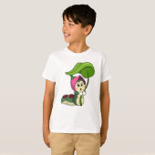 Raupe mit Leaf T-Shirt (Vorne ganz)