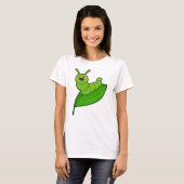 Raupe mit Leaf T-Shirt (Vorne ganz)