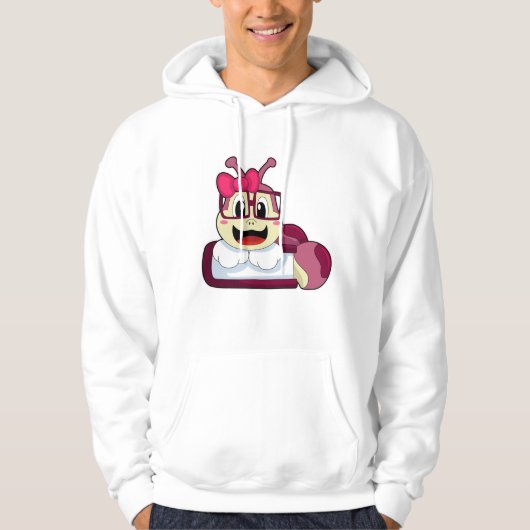 Raupe mit Ribbon Hoodie (Vorderseite)
