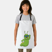 Raupe mit Sonnenbrille Schürze (Insitu)