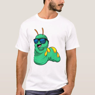 Raupe mit Sonnenbrille T-Shirt
