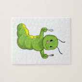 Raupe mit Spoon und Fork Puzzle (Horizontal)