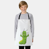 Raupe mit Spoon und Fork Schürze (Getragen)