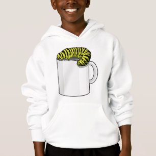 Raupe mit Tasse Hoodie