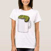 Raupe mit Tasse T-Shirt (Vorderseite)