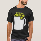 Raupe mit Tasse T-Shirt (Vorderseite)