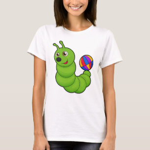Raupe mit Wasserpolo T-Shirt