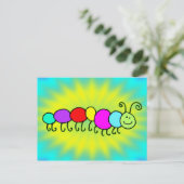 Raupe Netty Postkarte (Stehend Vorderseite)