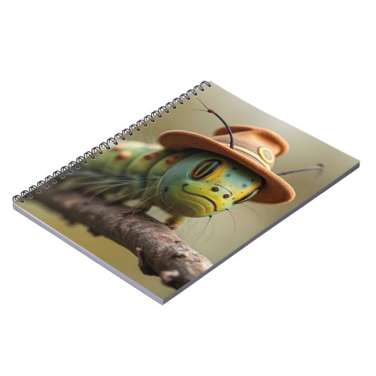 Raupe Notizbuch Notizblock (Linke Seite)