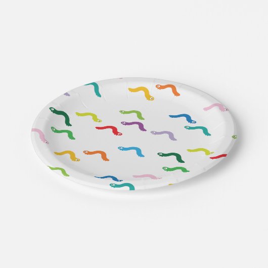 Raupe Pappteller (Schrägansicht)