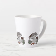 Raupe Pilz kleine Latte Tasse