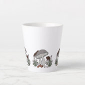 Raupe Pilz kleine Latte Tasse (Vorderseite)