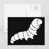 Raupe Postkarte (Vorne/Hinten)